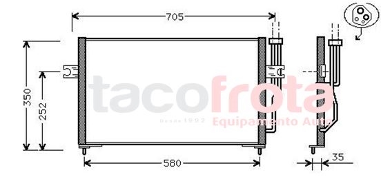 COND. MITSUBISHI CARISMA-VOLVO S40