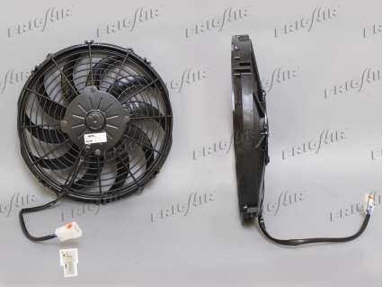 ELECT.AS. 12V Ø280 SUCT. - FLAT MOTOR - BENT BL.