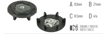 PRATO EMBRAIAGEM COMP. DENSO 5SE09C 5SE12C