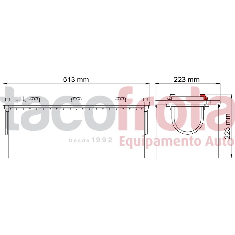 Bateria Dava Ecology 180AH (+ DTA)