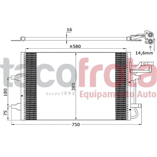 COND. VOLVO C30/S40 II/V50/C70 II >11/07