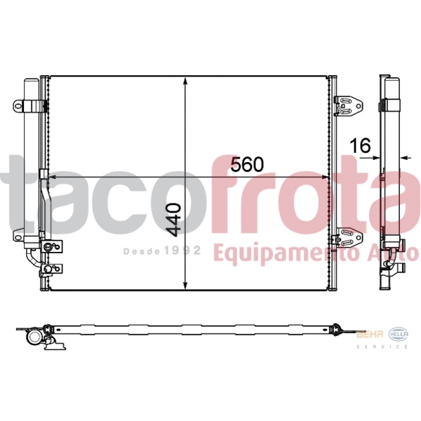 COND. VW PASSAT 05> 1.9-2.0 TDI