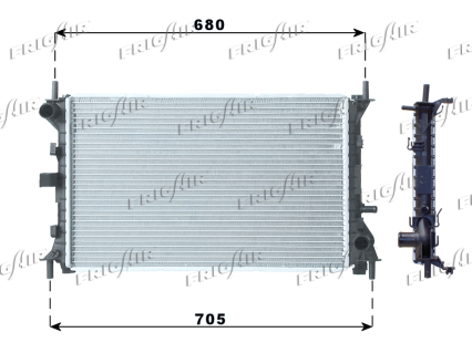 RAD. FORD FOCUS 1.6 AT