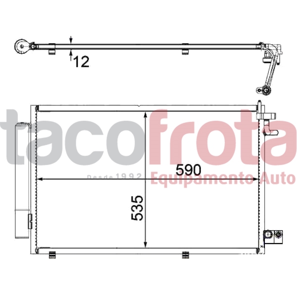 COND. FORD FIESTA Bz - 1.4 TDCI 08>11