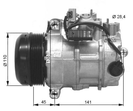 COMP. MERCEDES CLASSE C (W204)
