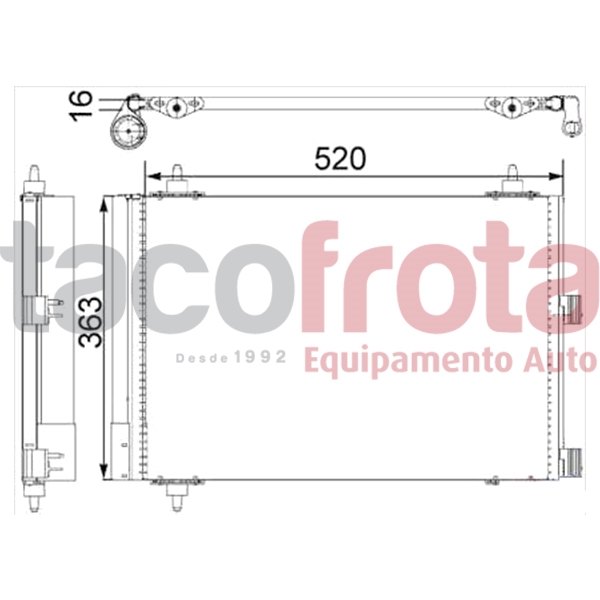 COND. CITROEN XSARA PICASSO 1.6HDI 04>