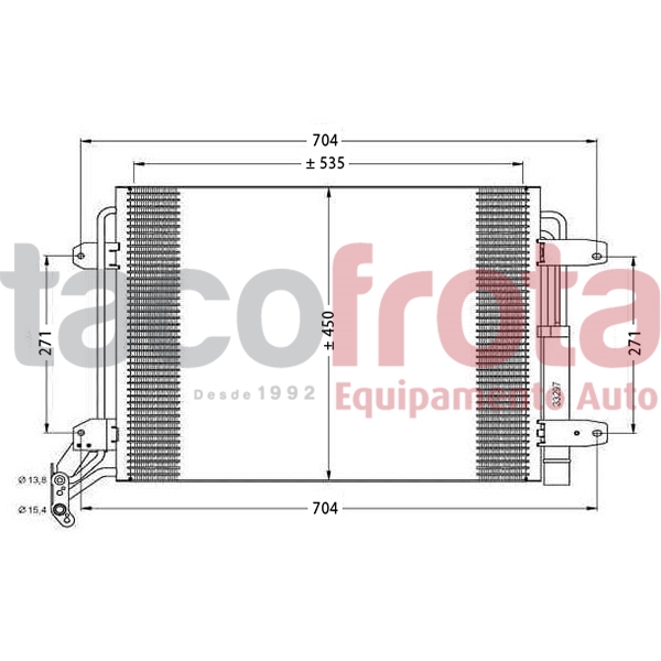 COND. VW TIGUAN 1.4 - 2.0 BZ - 2.0 D