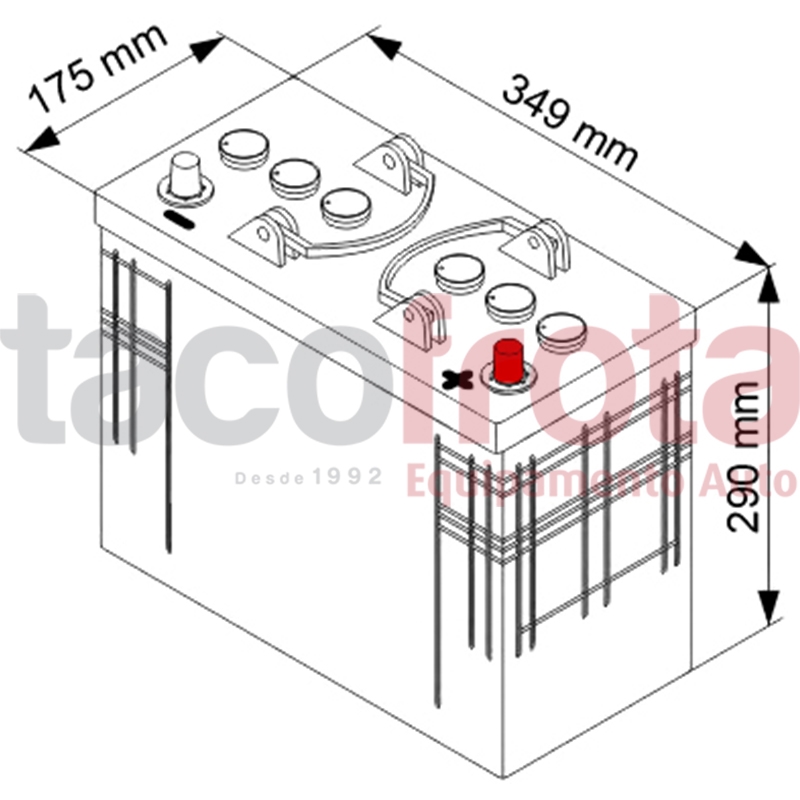 Bateria Dava Ecology 125AH (+ DTA)