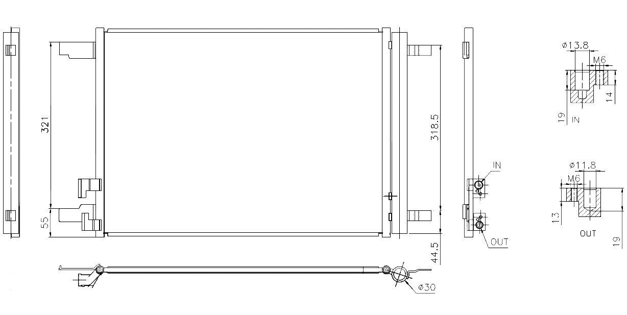 COND. VW.PASSAT-GOLF/AUDI A1/SEAT LEON