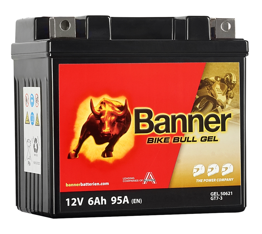 Bateria Banner Bike Bull GEL 12V - 6AH (+ DTA)