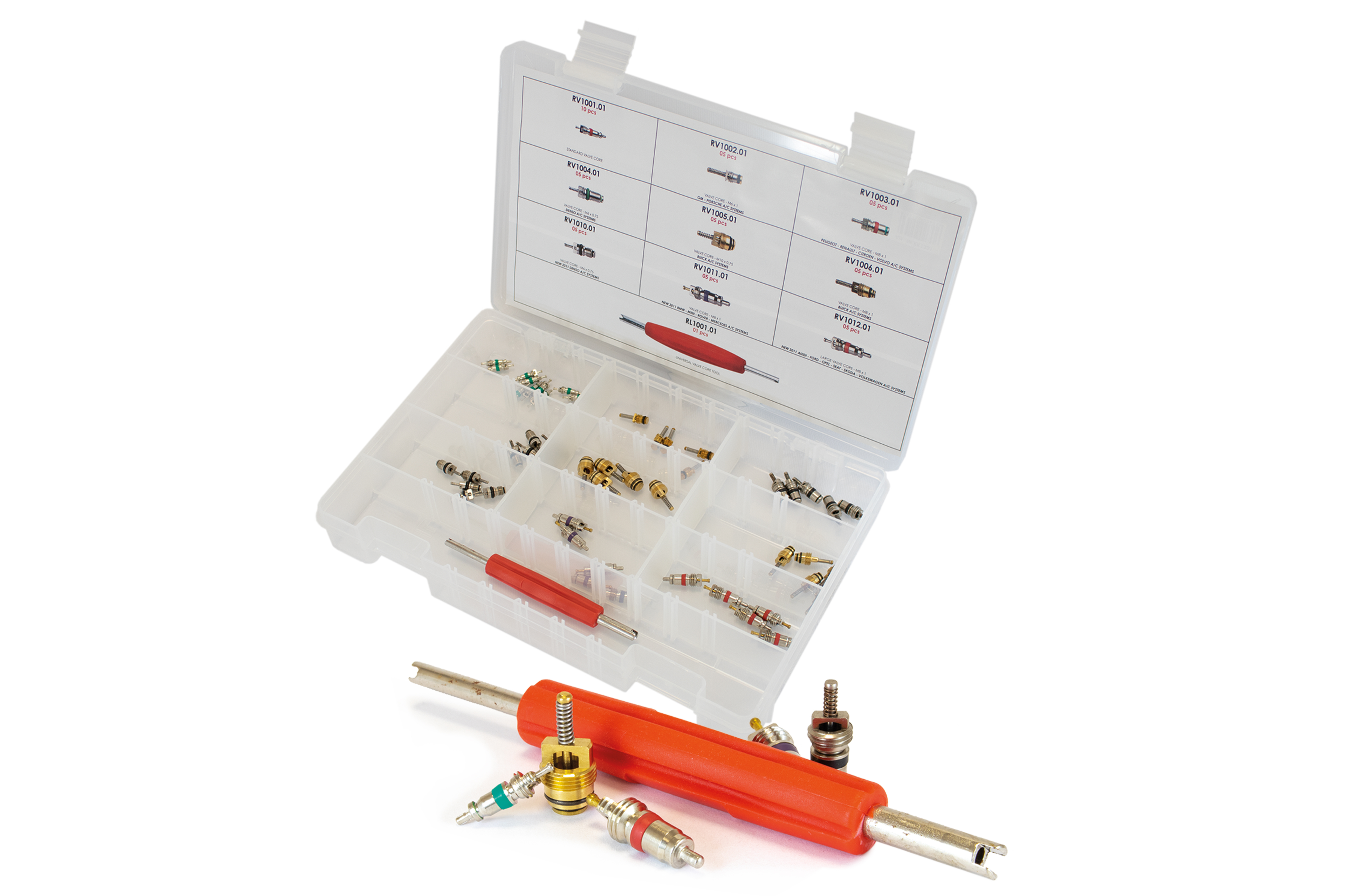 Kit Valvulas Carga A/C