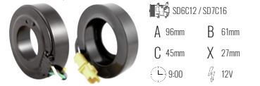BOBINE COMP. SD6C12 / SD7C16