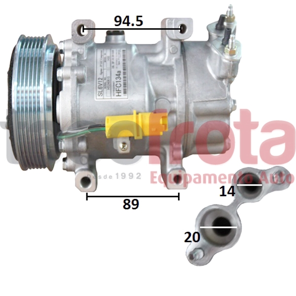 COMP. PEUGEOT 206 / CITROËN C2 / C3