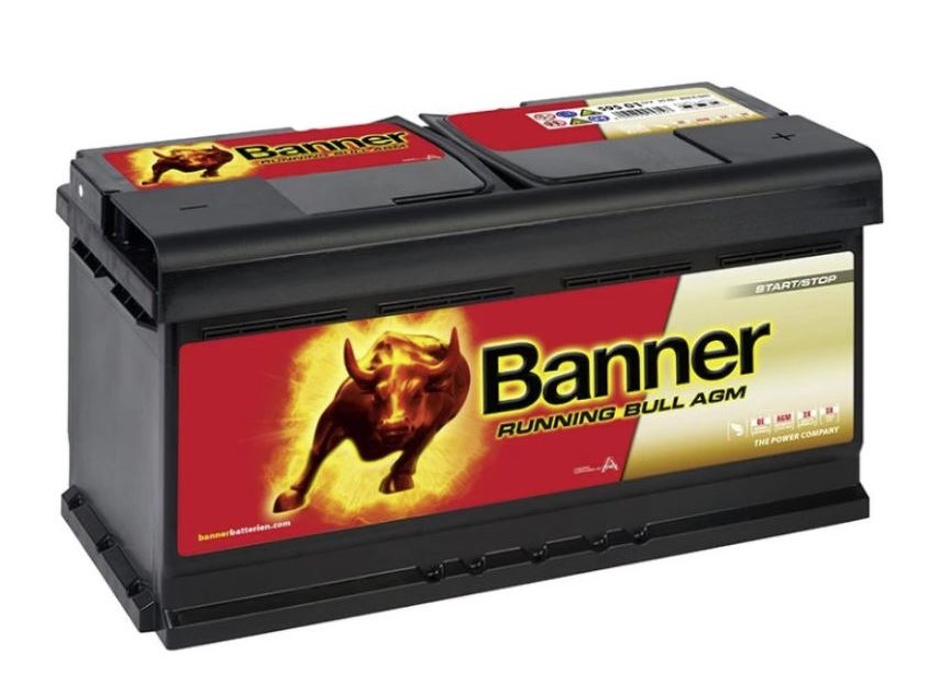 Bateria Banner Running Bull AGM 95AH (+ DTA) Start&Stop
