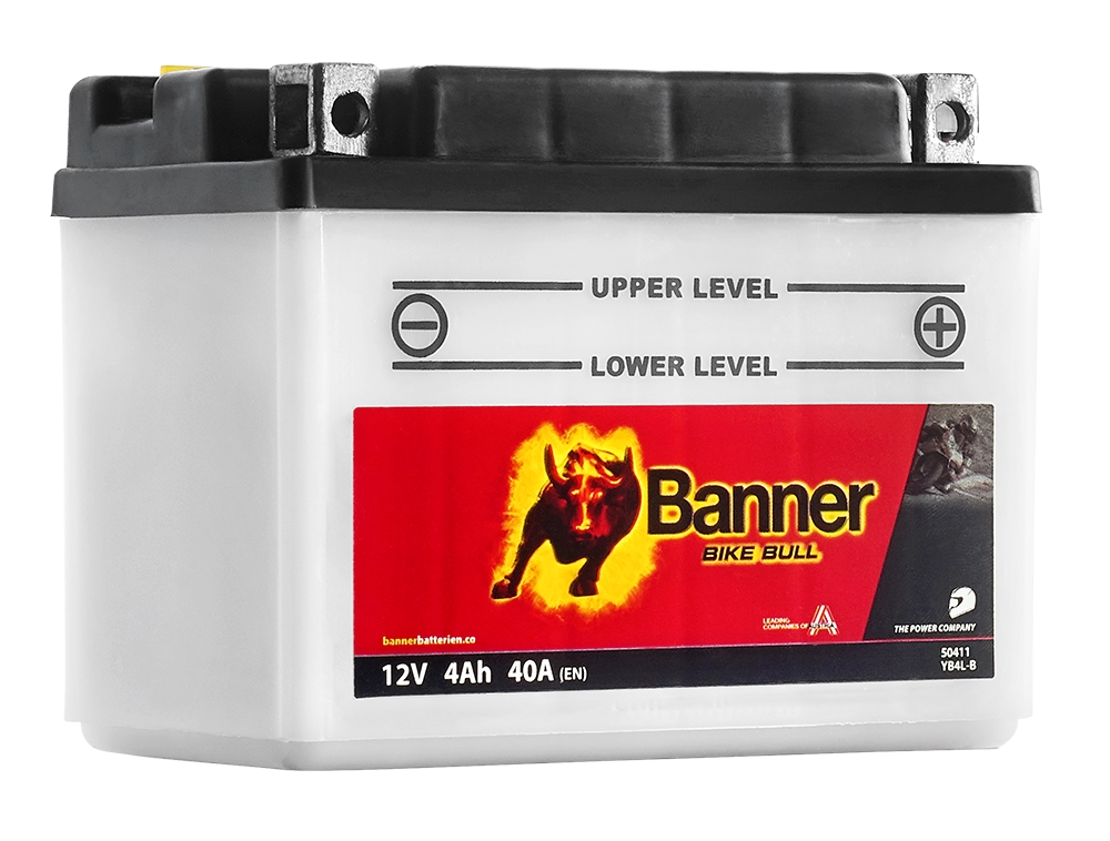 Bateria Banner Bike Bull 12V - 4AH (+ DTA)