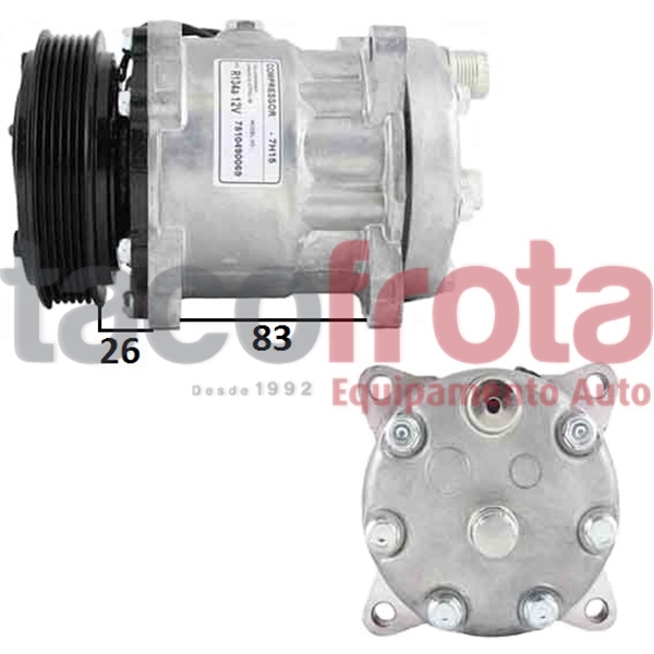 COMP. UNIVERSAL SD7H15 PK6 12V