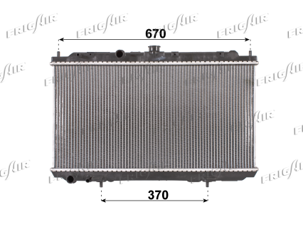 RAD. NISSAN PRIMERA P12 1.9 DCI 03> +/- MT