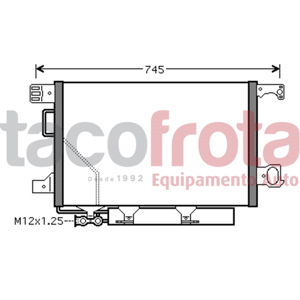 COND. MERCEDES W203 C-Class PRESS. M12