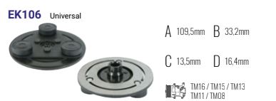 PRATO EMBRAIAGEM COMP. ZEXEL TM 13/15/16
