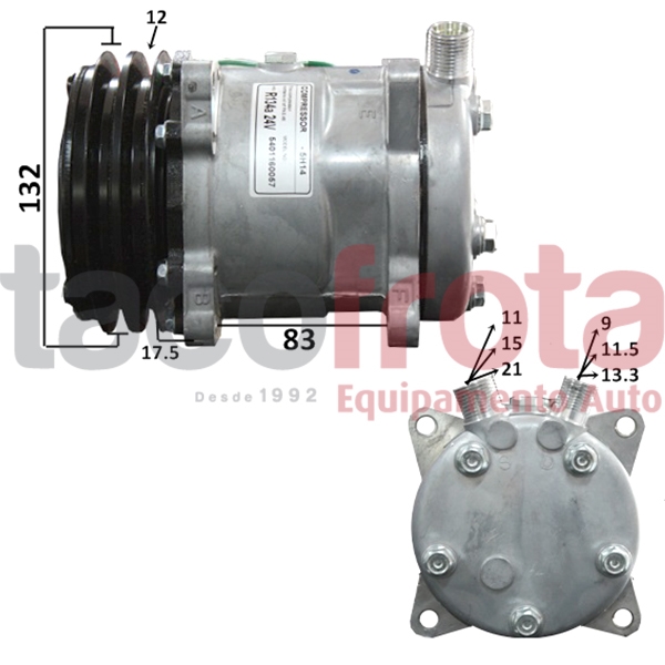 COMP. UNIVERSAL SD5H14 PK2 24V