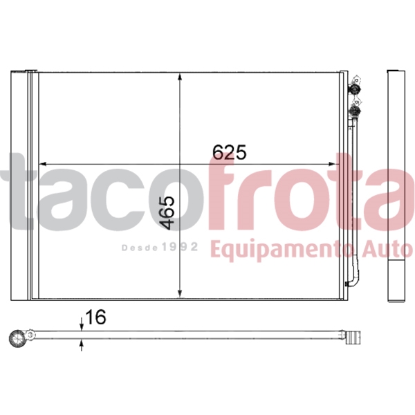 COND. BMW F10-11 10> - F1-2-3-4 08>