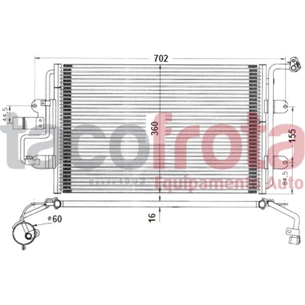 COND. AUDI A3 SKODA OCTAVIA GOLF IV