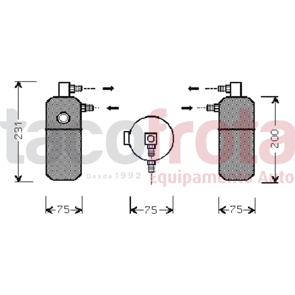 FILTRO A/C DEUTZ / KOMATSU / VOLVO