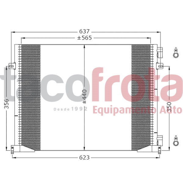 COND. OPEL VIVARO/REN. TRAFIC 2.0DCI 06> FRONT A/C