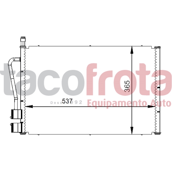 COND. FORD FIESTA V-FUSION 1.3-1.4-1.4D-1.6