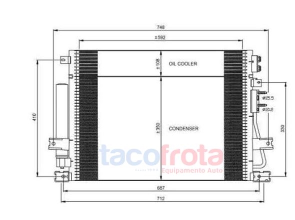 COND. CHRYSLER 300C 3.0CRDI 04>