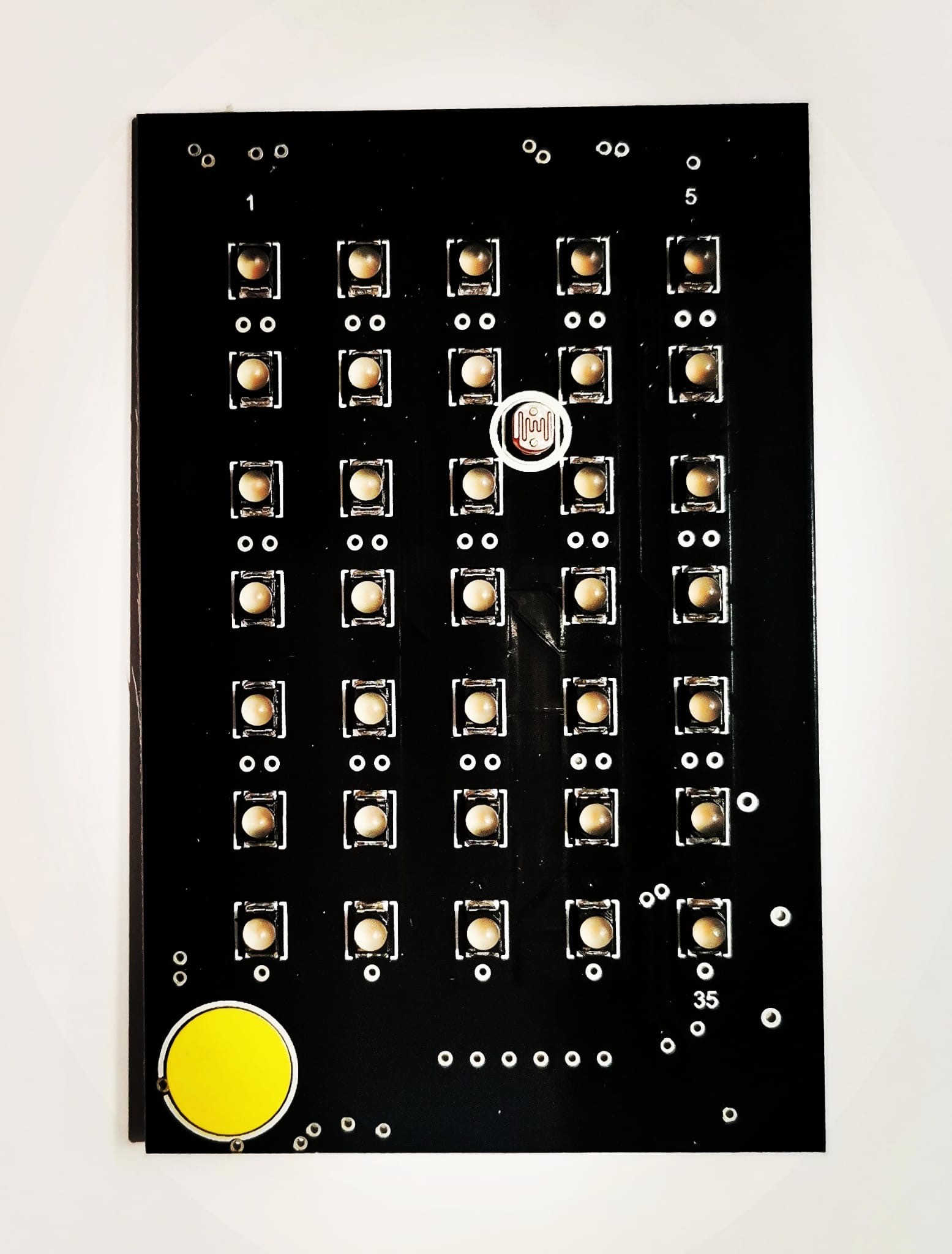 Digito Led Frontal Mini Led (Amarelo) Saludes