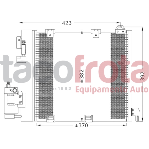 COND. OPEL ASTRA G - ZAFIRA I WITH DRIER