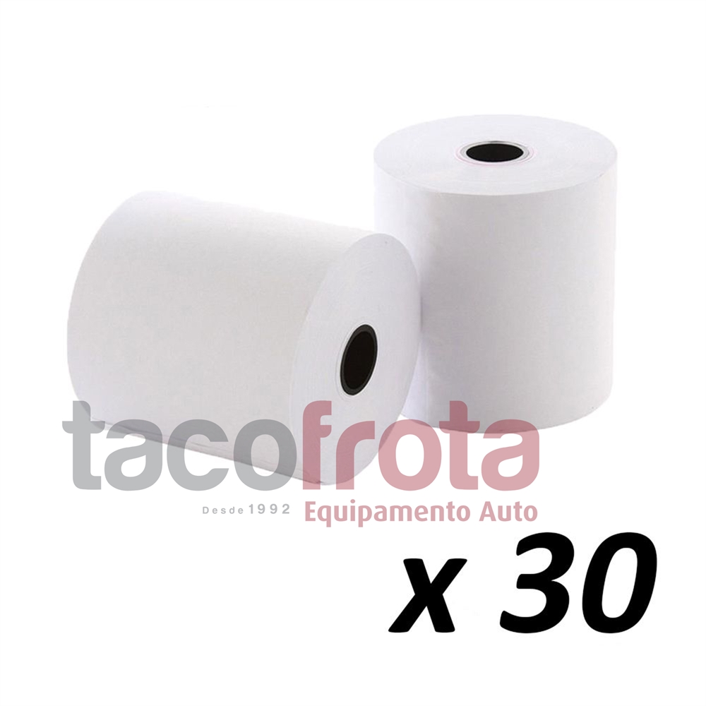 Pack Dava 10 Rolos Papel P/ Termografo - 44x45x11
