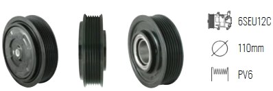 EMB. COMP. DENSO 6SEU12C 6P VW GROUP