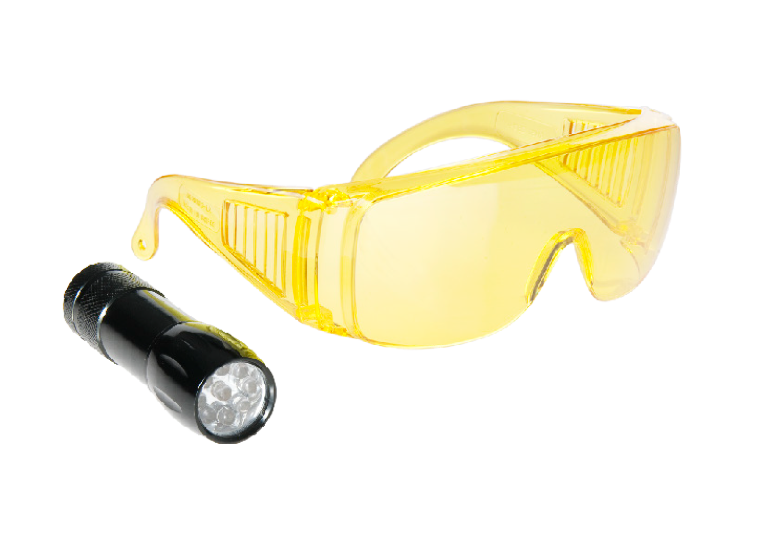 Kit Lanterna 9 Led + Oculos UV