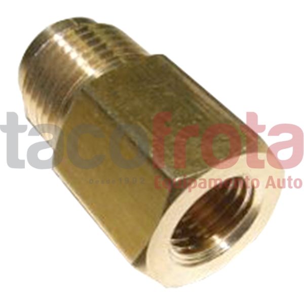 Adaptador 3/8 SAE Macho - 1/4 SAE Femea