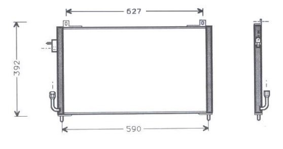 COND. PEUGEOT 406 98> R134a