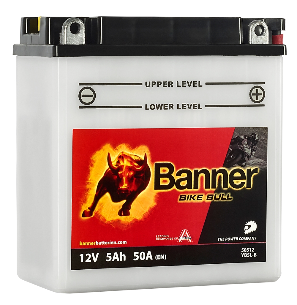Bateria Banner Bike Bull 12V - 5AH (+ DTA)