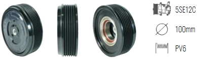 EMB. COMP. DENSO 5SE12C 6P BMW