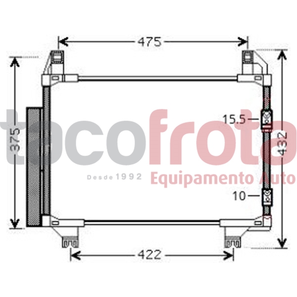 COND. TOYOTA YARIS II 05> Bz - JAP Prod.