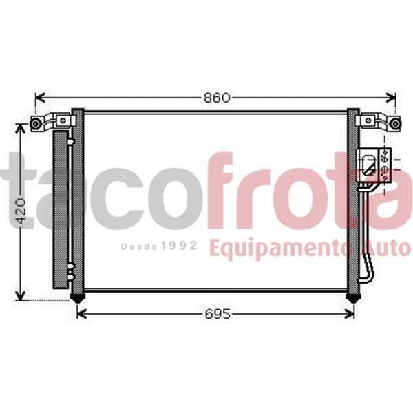 COND. HYUNDAI SANTA FE 2.7 - 2.2 CRDI 06>